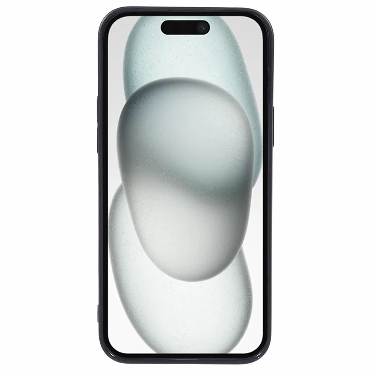 Carbon Fiber Texture TPU Case for iPhone 15 , Anti-scratch Protective Phone Cover