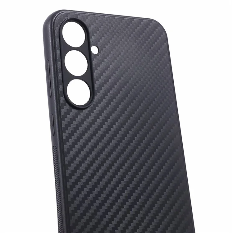 Carbon Fiber TPU Protective Case for Samsung Galaxy S23 FE , Anti-Scratch Phone Cover