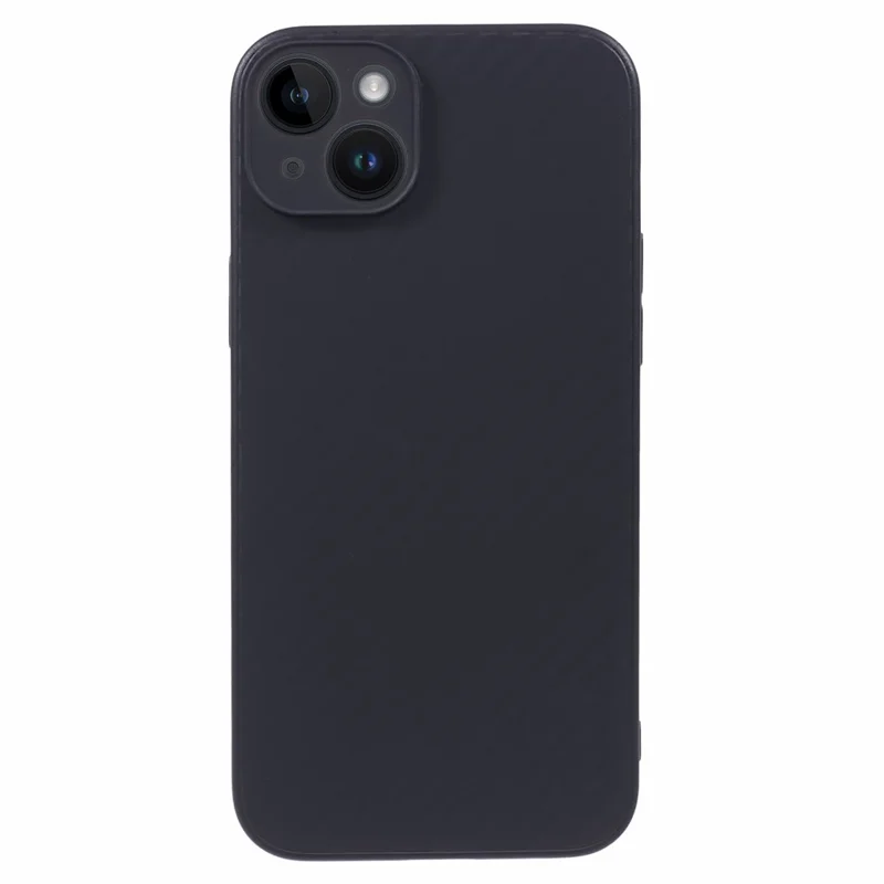 TPU-telefoonhoesje voor iPhone 15 Plus, hoesje met koolstofvezelstructuur, antislip, krasbestendig