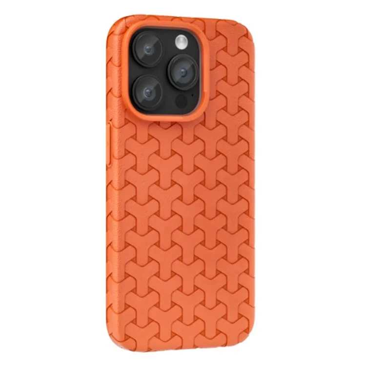 Coque de téléphone cellulaire pour iPhone 15 - Orange
