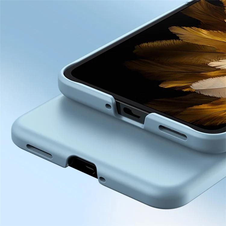 Per Oppo Find N3 Flip 5G Protezione cerniera PC Custodia per telefono Skin-Touch Anti-Scratch Cover - Nero