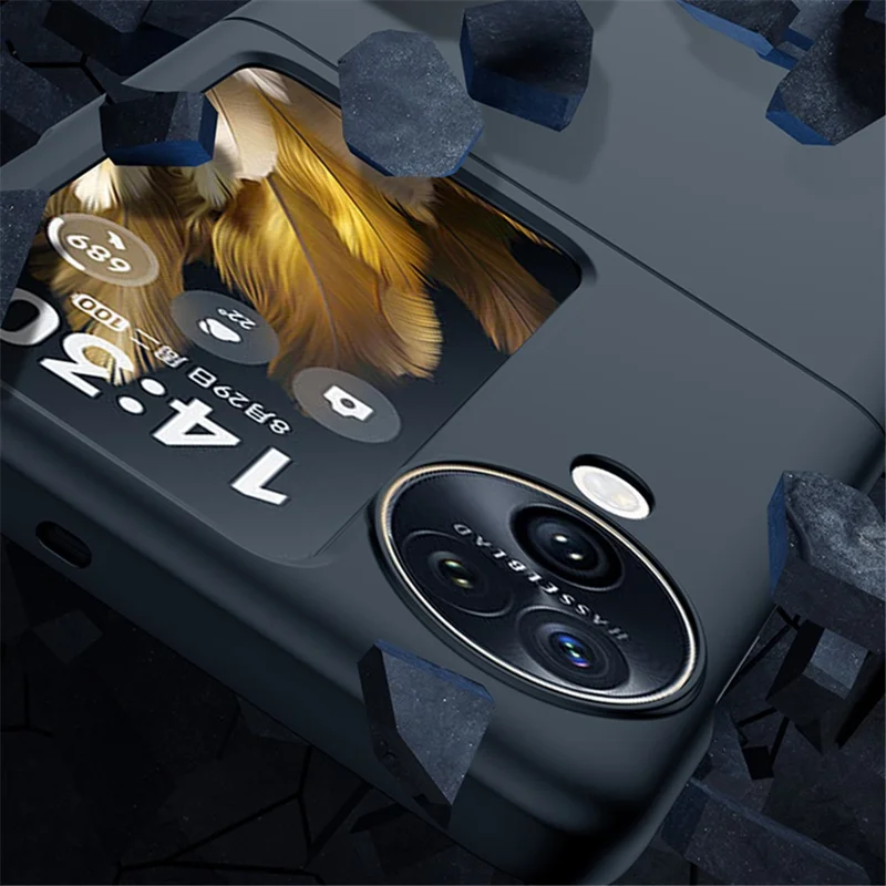 For Oppo Find N3 Flip 5G Slim PC Phone Case Skin-Touch Shockproof Cover - White