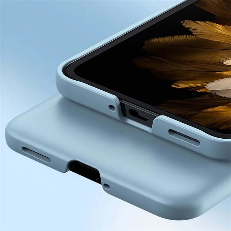 Per Oppo Find N3 Flip 5G Slim PC Phone Case Skin-Touch Shockproof Cover - Giallo