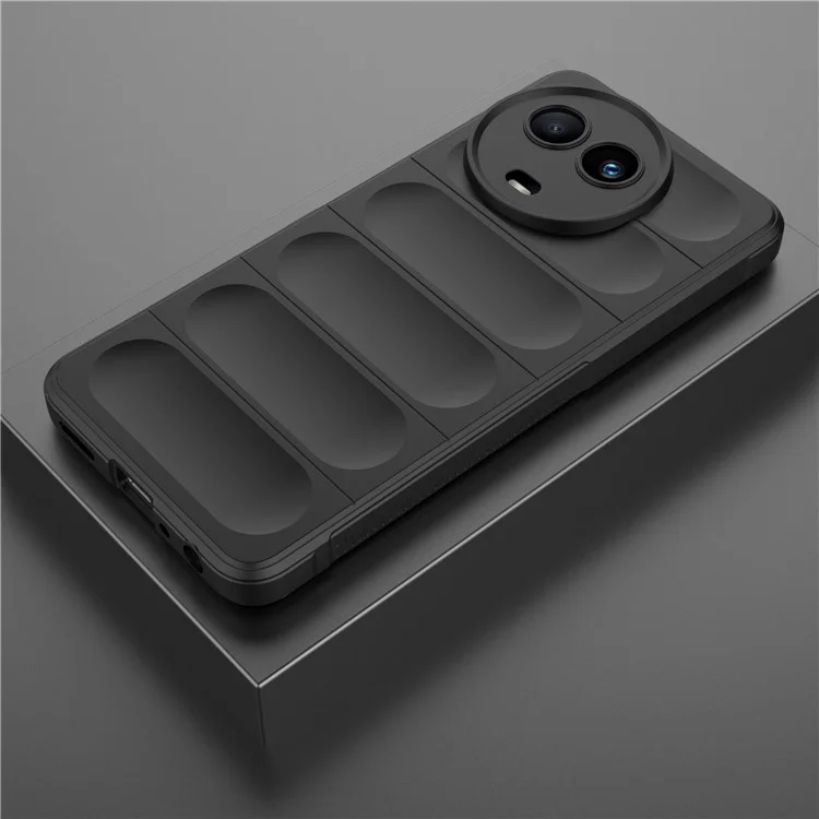 For Realme 11x 5G / 11 5G (Global) Mobile Phone Cover Shockproof Flexible TPU Back Case - Black