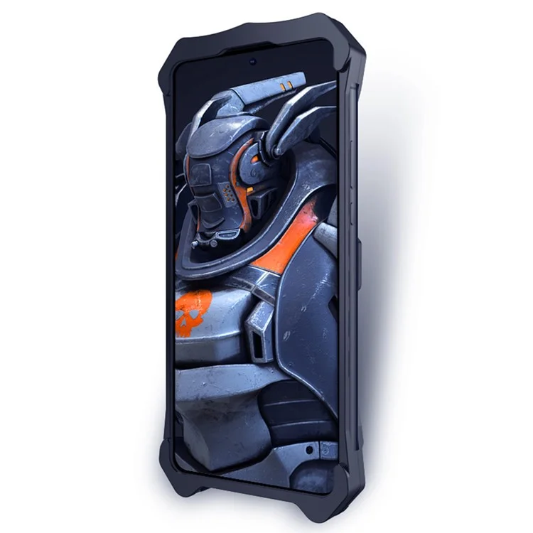 Hollow-Out Design Phone Case for Samsung Galaxy A34 5G , Aluminum Alloy Shockproof Shell Anti-drop Cover