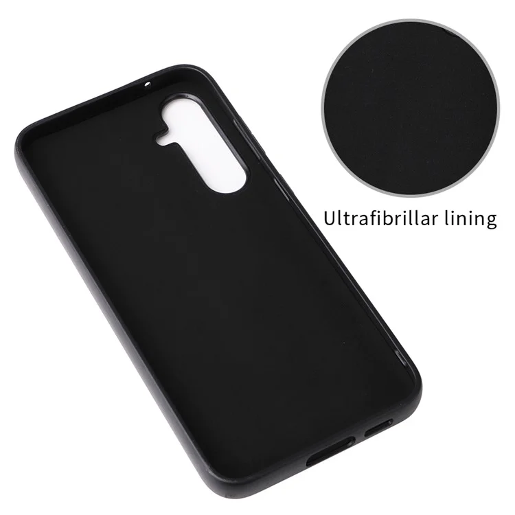 For Samsung Galaxy S23 FE PU Leather+TPU+PC Phone Cover Kickstand Cell Phone Back Case - Snake Texture