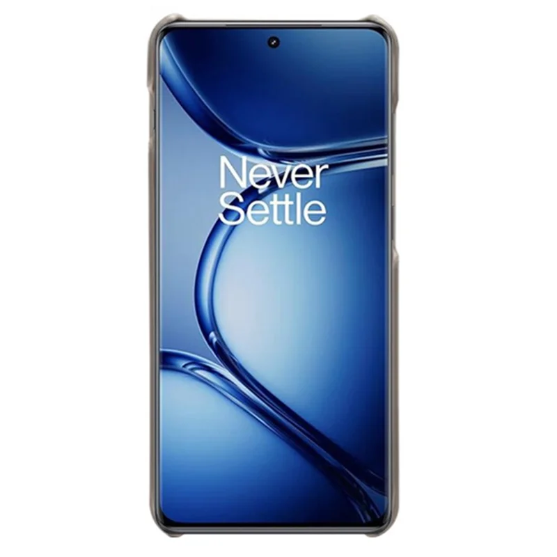 Telefonrückseite für OnePlus Ace 2 Pro 5G, PU-Leder + PC Anti-Kratzer Kalbsleder-Textur Handyhülle - Grau