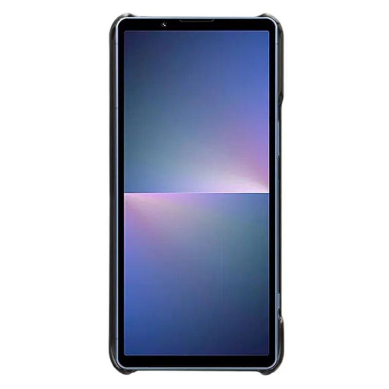 For Sony Xperia 5 V PU Leather + PC Phone Case Anti-Scratch Calf Texture Phone Cover - Black