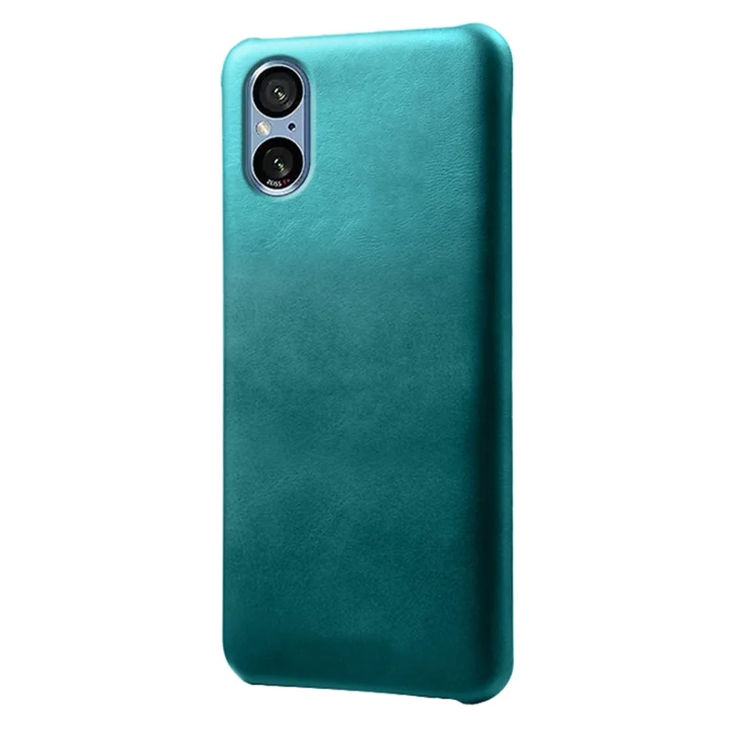 For Sony Xperia 5 V PU Leather + PC Phone Case Anti-Scratch Calf Texture Phone Cover - Green
