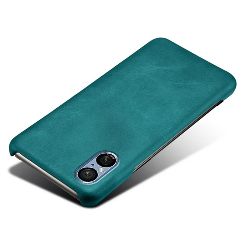 For Sony Xperia 5 V PU Leather + PC Phone Case Anti-Scratch Calf Texture Phone Cover - Green