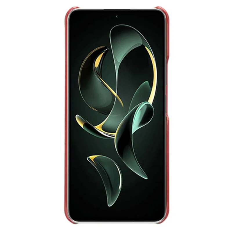 For Xiaomi Redmi K60 Ultra / 13T / 13T Pro Smartphone Cover Dual Card Slots PU Leather Coated PC Protective Case - Red