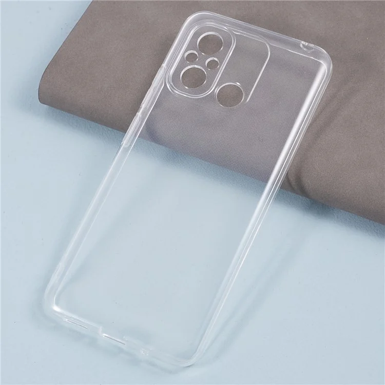Pour Xiaomi Redmi 12C 4G / Redmi 11A 4G / Poco C55 4G 2.0mm Coque TPU sans Filigrane Transparent Housse de Protection