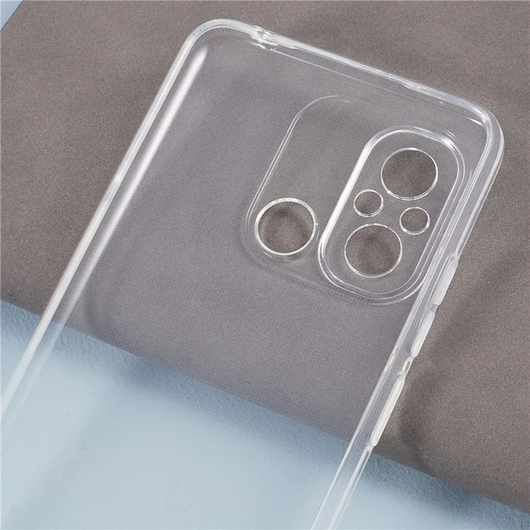Pour Xiaomi Redmi 12C 4G / Redmi 11A 4G / Poco C55 4G 2.0mm Coque TPU sans Filigrane Transparent Housse de Protection