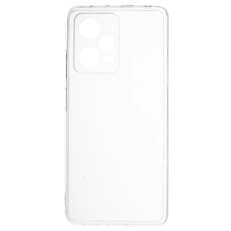 Для Xiaomi Redmi Note 12 Pro 5G TPU Чехол для телефона Бесплатная водяная печать Прозрачный 2.0 мм Чехол для телефона