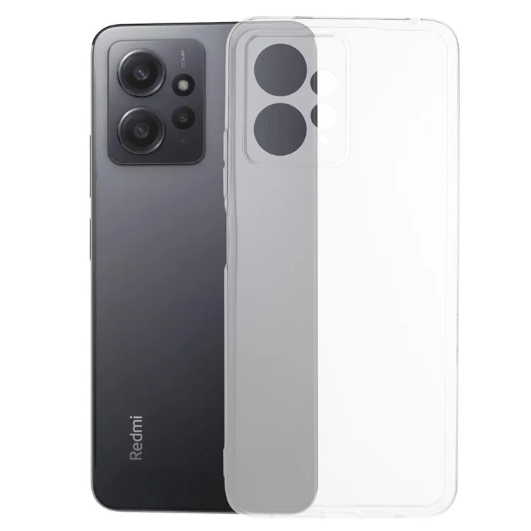 For Xiaomi Redmi Note 12 4G Watermark-free TPU Phone Case 2.0mm Transparent Back Cover