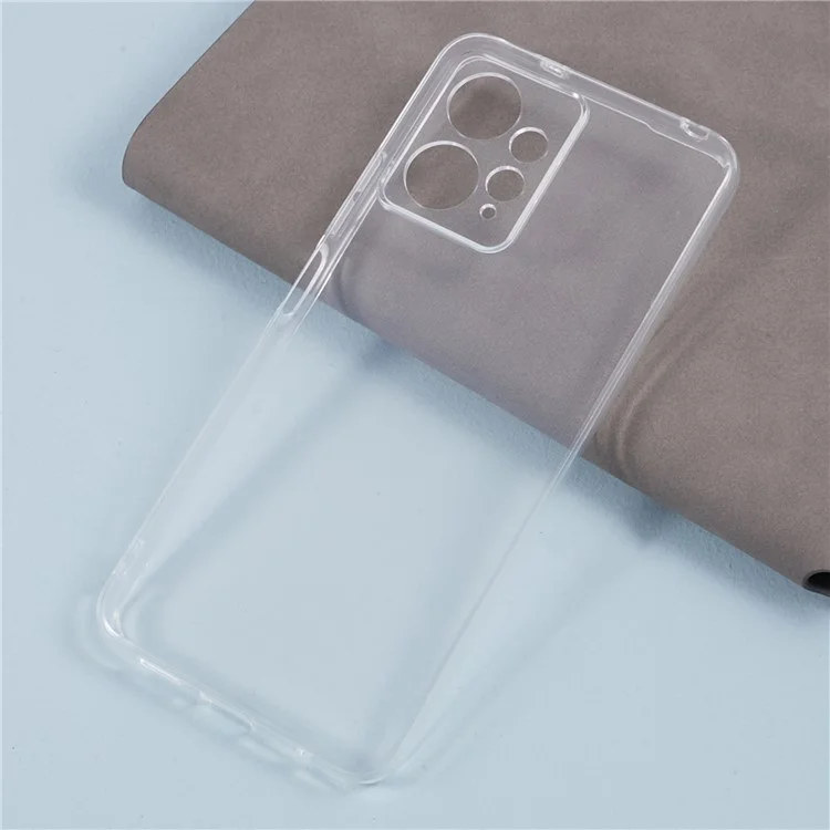 For Xiaomi Redmi Note 12 4G Watermark-free TPU Phone Case 2.0mm Transparent Back Cover