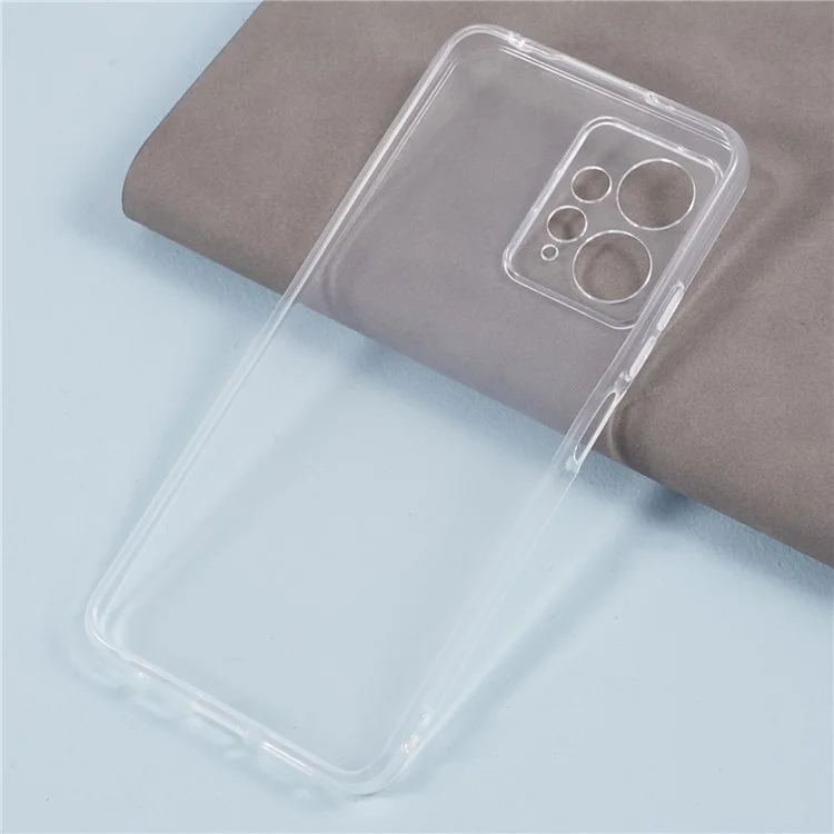 For Xiaomi Redmi Note 12 4G Watermark-free TPU Phone Case 2.0mm Transparent Back Cover