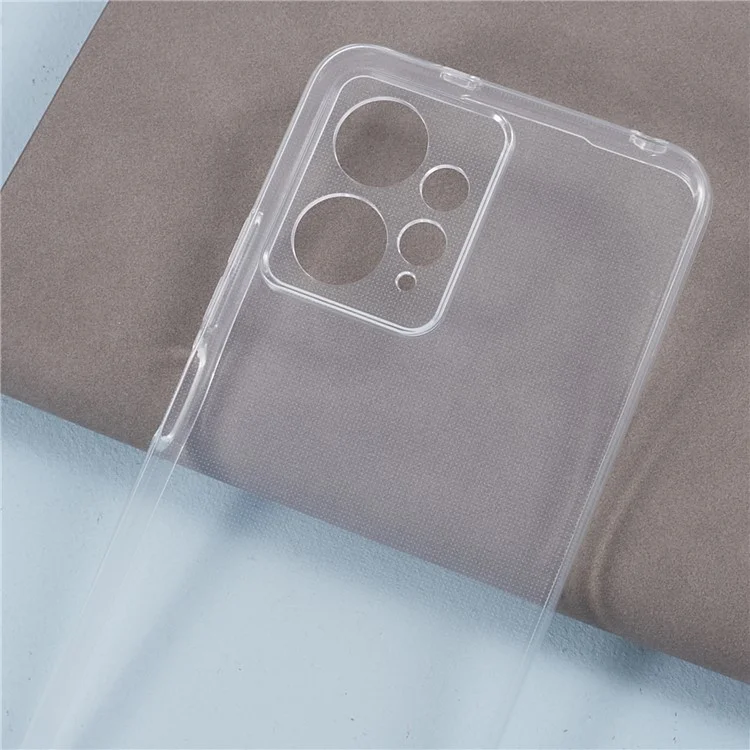 For Xiaomi Redmi Note 12 4G Watermark-free TPU Phone Case 2.0mm Transparent Back Cover
