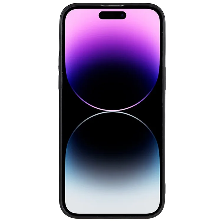 Für iPhone 15 Pro Max TPU Rückschale Sturzsicherer matter Schutzcover Handyhülle - Schwarz