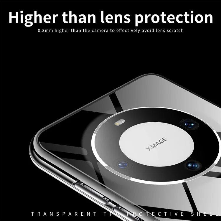 MOFI für Huawei Mate 60 Mobiltelefon-Abdeckung HD transparente Telefon-Hülle stoßfeste Rückenschale