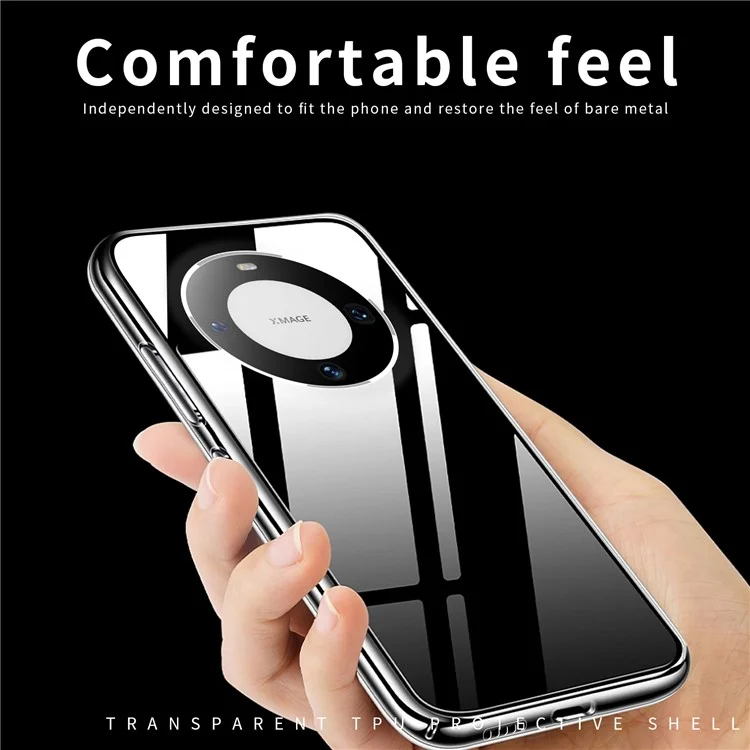 MOFI für Huawei Mate 60 Mobiltelefon-Abdeckung HD transparente Telefon-Hülle stoßfeste Rückenschale