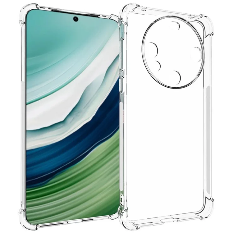 Funda de Teléfono para Huawei Mate 60, Cubierta Ultrafina de 1.0 mm Anti-caída de TPU en las Cuatro Esquinas (Agujero Preciso para la Lente Trasera)