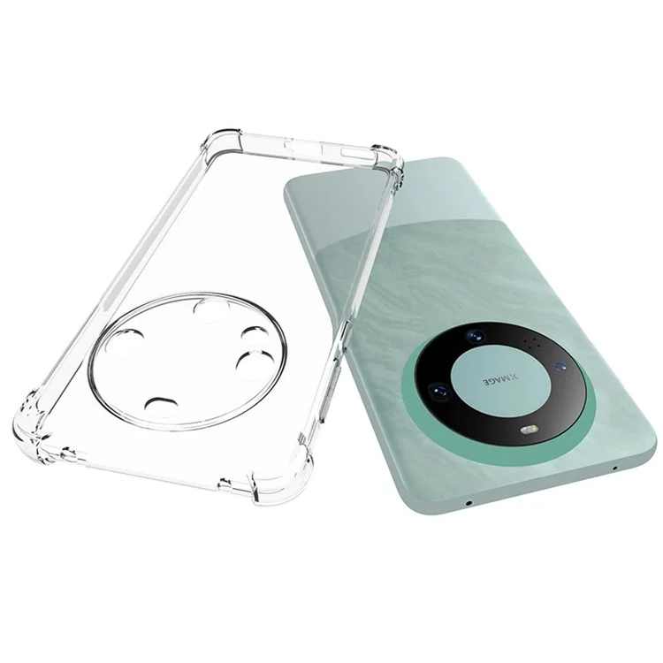 Funda de Teléfono para Huawei Mate 60, Cubierta Ultrafina de 1.0 mm Anti-caída de TPU en las Cuatro Esquinas (Agujero Preciso para la Lente Trasera)