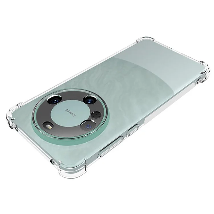 Funda de Teléfono para Huawei Mate 60, Cubierta Ultrafina de 1.0 mm Anti-caída de TPU en las Cuatro Esquinas (Agujero Preciso para la Lente Trasera)
