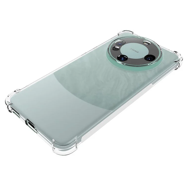 Funda de Teléfono para Huawei Mate 60, Cubierta Ultrafina de 1.0 mm Anti-caída de TPU en las Cuatro Esquinas (Agujero Preciso para la Lente Trasera)