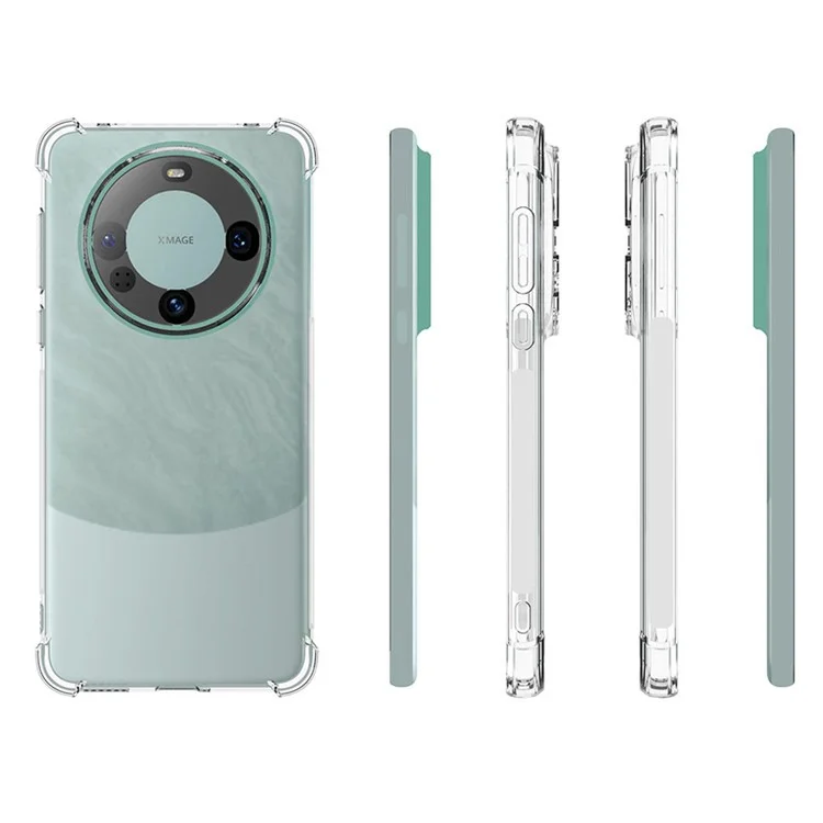 Funda de Teléfono para Huawei Mate 60, Cubierta Ultrafina de 1.0 mm Anti-caída de TPU en las Cuatro Esquinas (Agujero Preciso para la Lente Trasera)