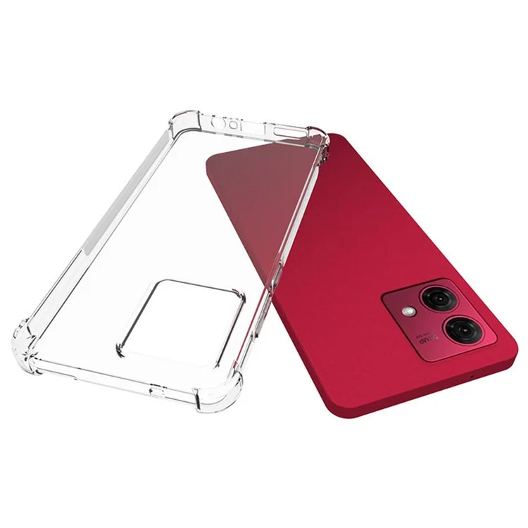 For Motorola Moto G84 5G Phone Cover Four Corners Anti-drop Transparent TPU Cellphone Case