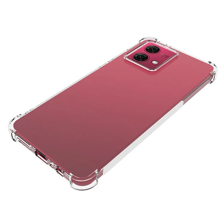 For Motorola Moto G84 5G Phone Cover Four Corners Anti-drop Transparent TPU Cellphone Case