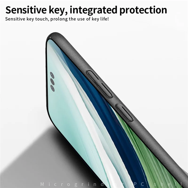 MOFI Shield Matte Series für Huawei Mate 60 Pro Hardcase PC-Handyhülle Anti-Fingerabdrücke Handyhülle - Schwarz