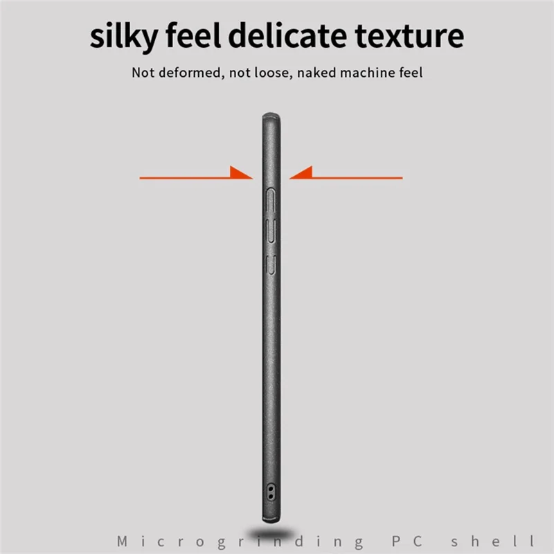 MOFI Shield Matte Series for Huawei Mate 60 Pro Hard PC Phone Case Anti-fingerprint Phone Cover - Grey