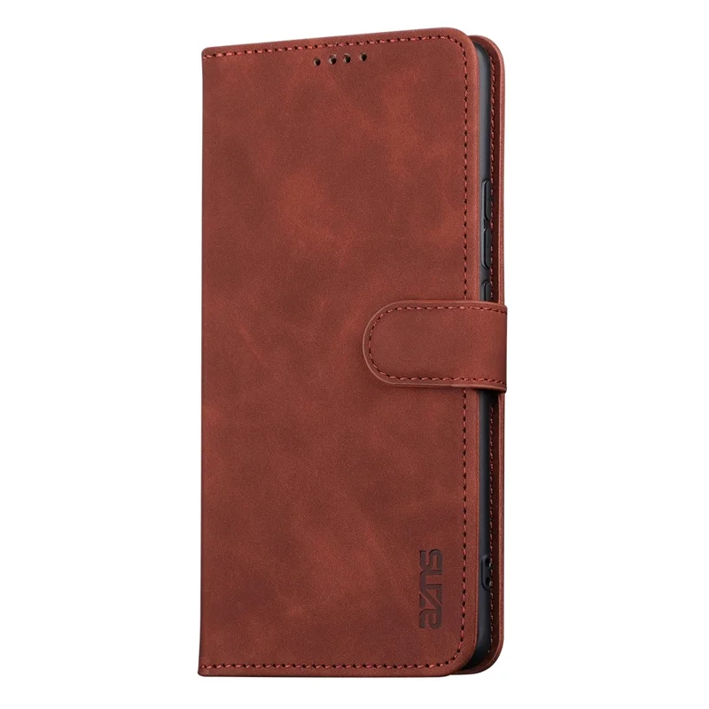 AZNS For Honor 90 Krasbestendig PU Leer Case met Stand en Portemonnee Hoesje voor Mobiele Telefoon - Bruin