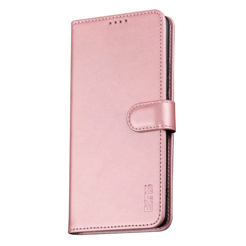 AZNS For Huawei nova 11i Shockproof Folio Flip PU Leather Case Stand Wallet Phone Cover - Rose Gold