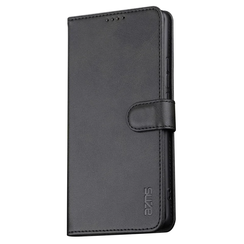 AZNS Para Huawei nova 11i Capa de Couro PU Flip Folio Resistente a Choques Stand Wallet Phone - Preto