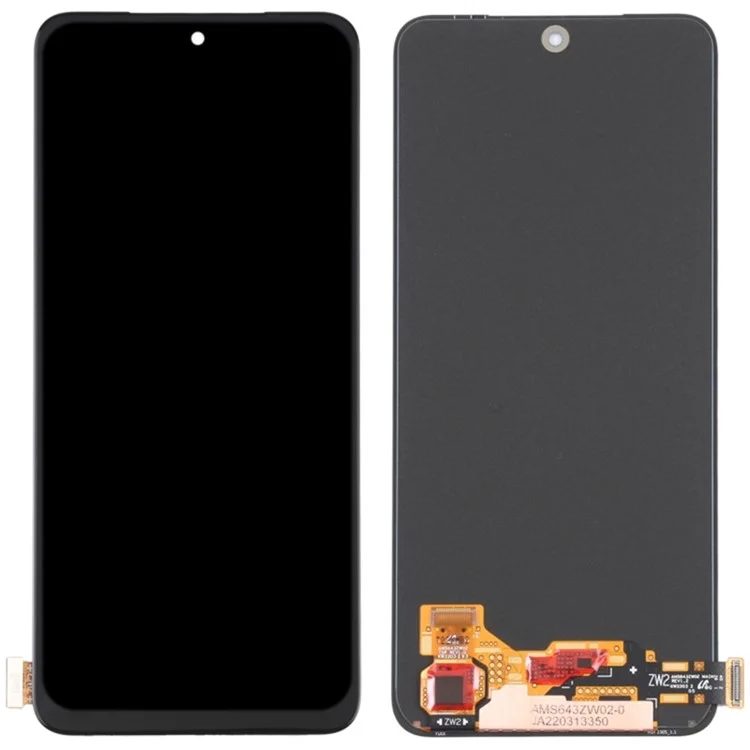 Für Xiaomi Redmi Note 12S 4G OEM Qualität S AMOLED-Bildschirm und Digitizer-Baugruppe (ohne Logo)