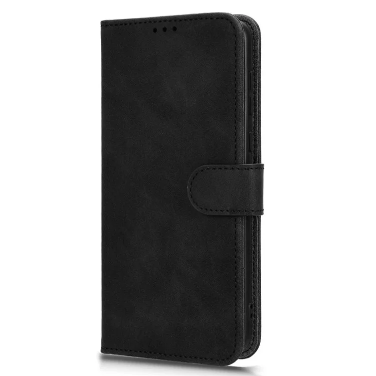 Para Huawei Mate 60 Pro Funda de Teléfono de Cuero PU Protección contra Caídas Piel Táctil Cartera Soporte - Negro