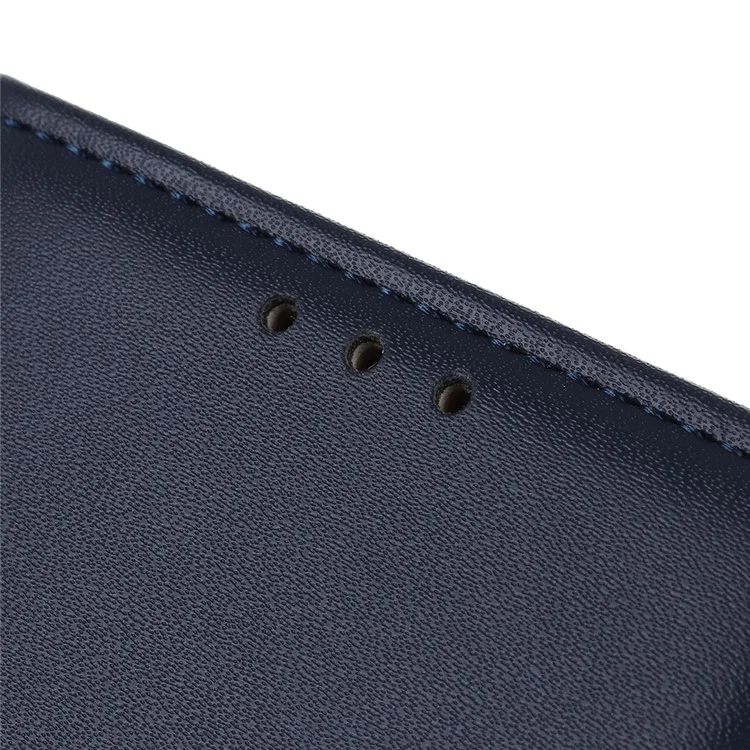Para Huawei Mate 60 Capa de Telefone Móvel Texturizada Flip Stand Couro PU Capa de Smartphone Carteira - Azul