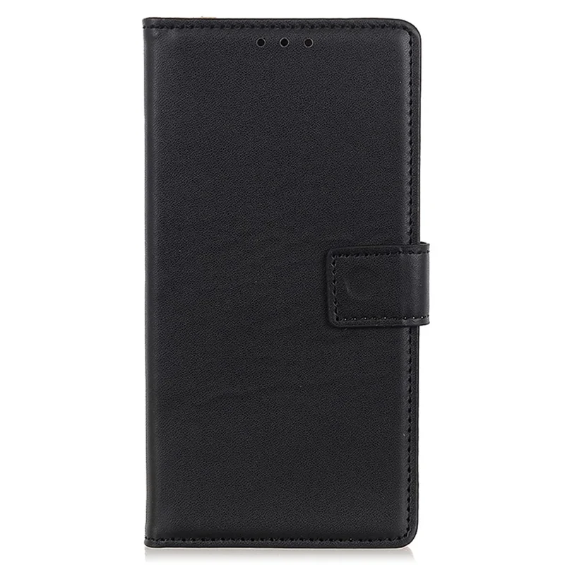 For Huawei Mate 60 Mobile Phone Cover Textured Flip Stand PU Leather Smartphone Case Wallet - Black