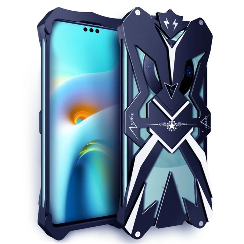 Para Huawei Mate 60 Pro+ Capa de Telefone Protetora de Alumínio Resistente a Choques