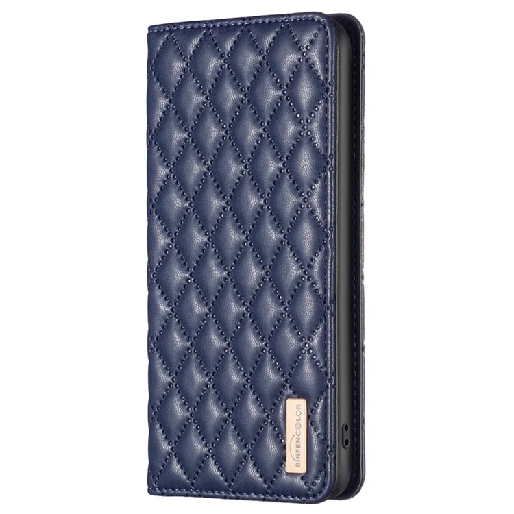 BINFEN COLOR BF Style-16 per Honor X50i 5G / 90 Lite 5G Custodia per telefono Porta carte di credito in pelle PU Supporto - Blu