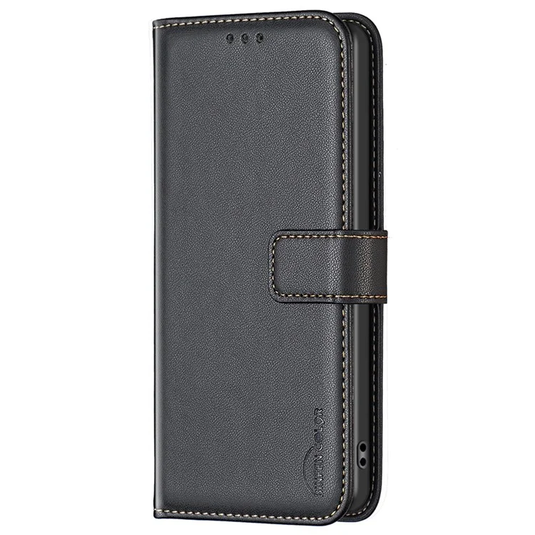 BINFEN COLOR BF17 Per Honor 90 Custodia in Pelle PU Con Supporto Magnetico - Nero