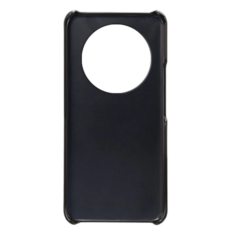 Per Huawei Mate 60 Pro Cover Protettiva Antiurto Doppia Slot per Schede Rivestimento in Pelle PU e PC - Nero