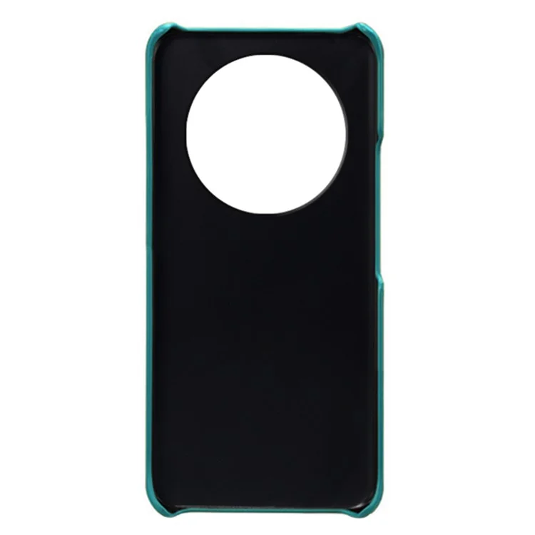 Cover per smartphone Huawei Mate 60 Pro+ , slot per due schede in pelle PU + custodia per telefono in PC - Verde