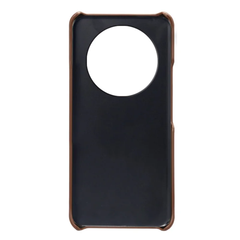For Huawei Mate 60 Pro PU Leather + PC Cover Anti-Scratch Calf Texture Cell Phone Cover - Brown
