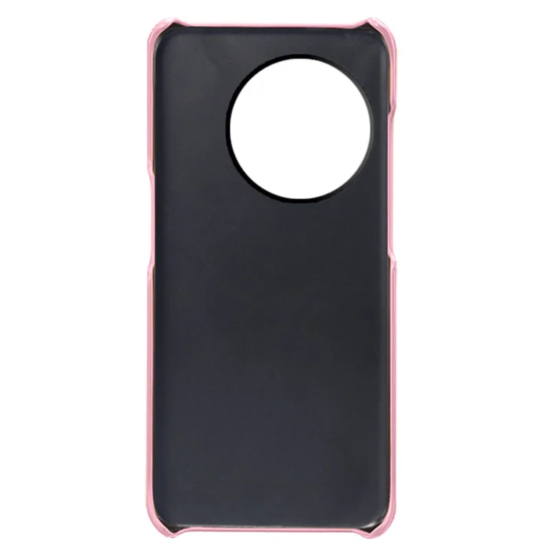 For OnePlus Ace 2 Pro 5G Dual Card Slots Phone Shell PU Leather Coated PC Protective Case - Rose Gold