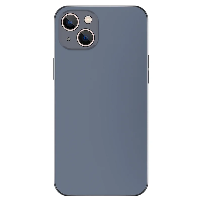 AG Matte Back Cover for iPhone 15 Electroplated PC+TPU Anti-scratch Phone Case - Grey