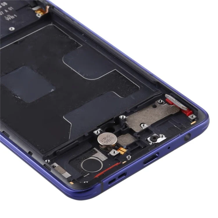 For Oppo Reno / Reno 5G OEM Grade S AMOLED Screen and Digitizer Assembly + Frame Replacement Part (without Logo) - Purple